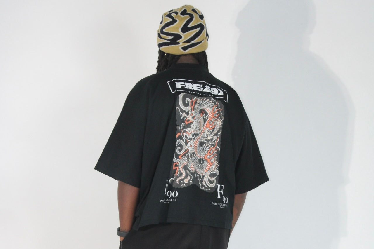 “A Dragon’s Love” Oversized Boxy Grunge Tee