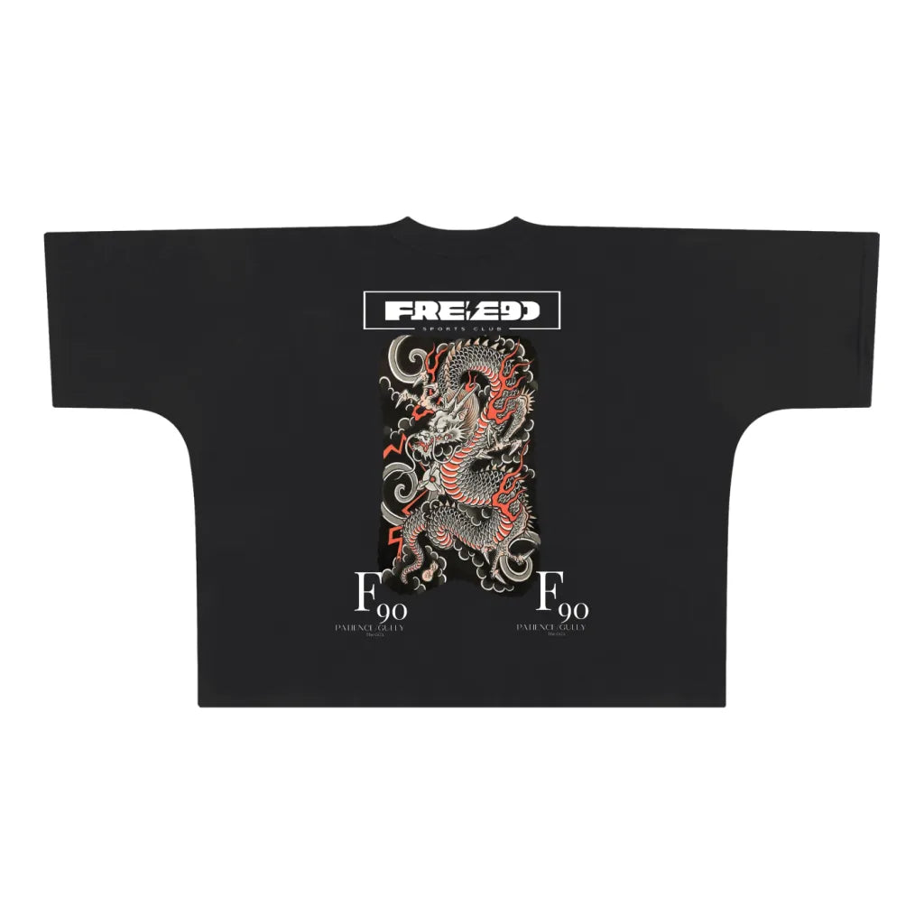 “A Dragon’s Love” Oversized Boxy Grunge Tee