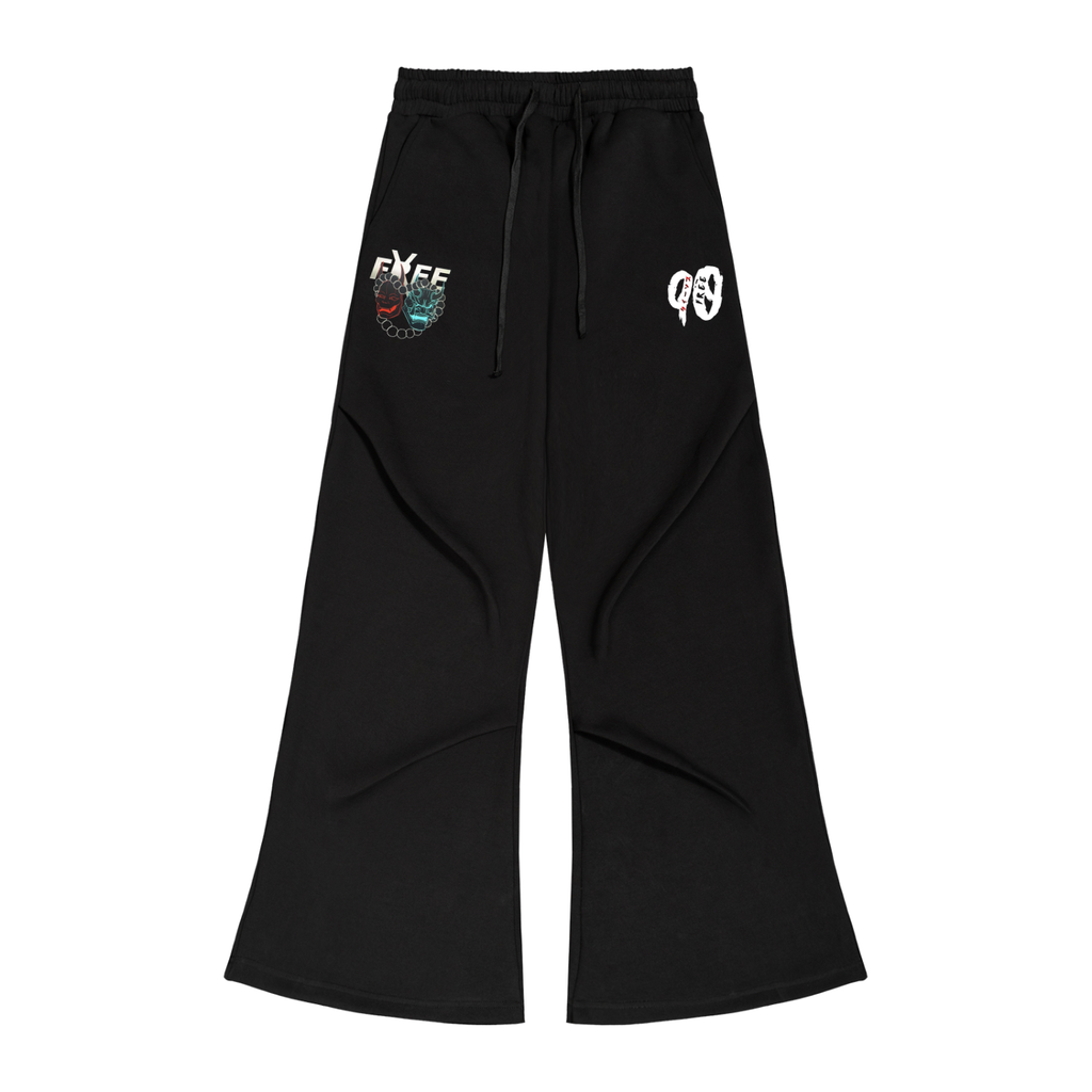 “Brothers of D. Struction” Oversized Flare Sweatpants