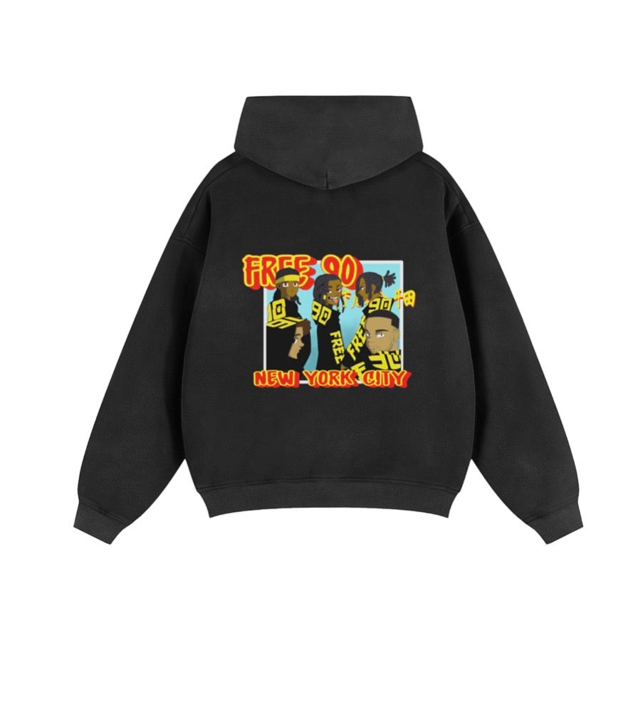 “Toman Gang” Double Zip Hoodie